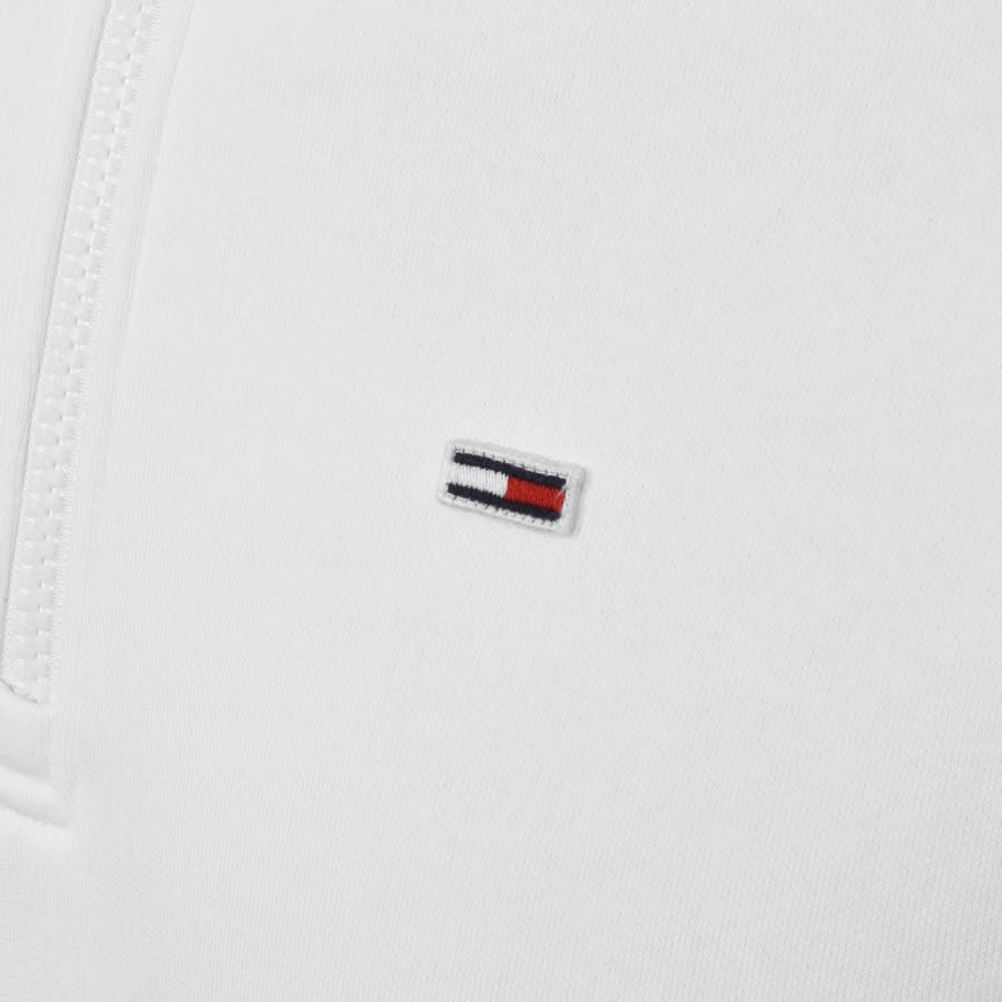 Alternative Image for ProductTommy Jeans Half Zip Sweatshirt White3